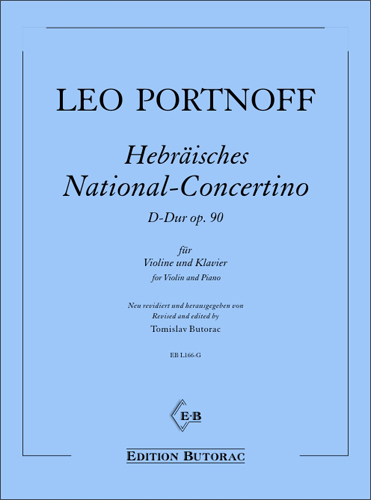 Cover - Leo Portnoff, Hebr�isches National-Concertino op. 90